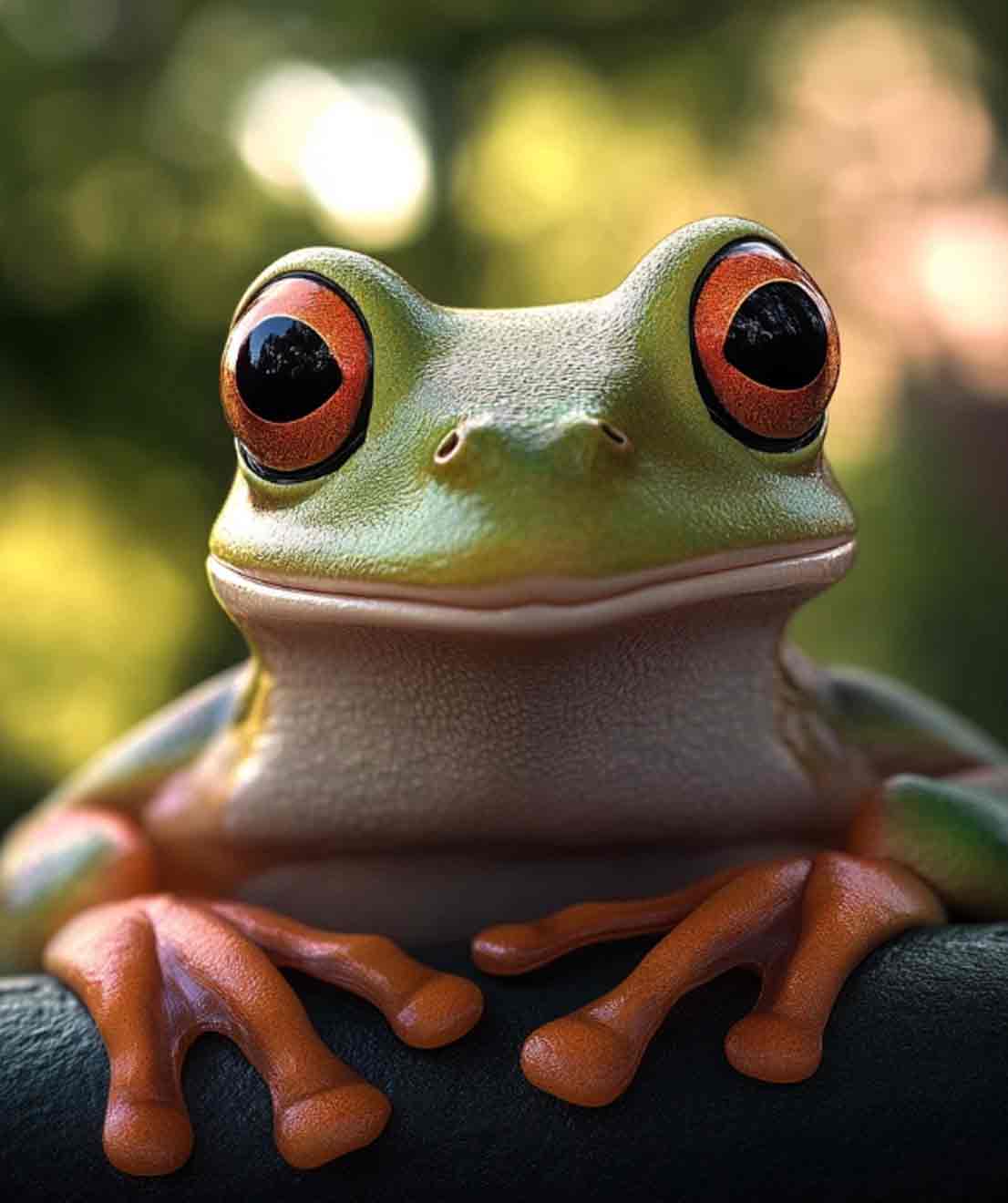 Steve Scutellaro portrait as an AI generated frog